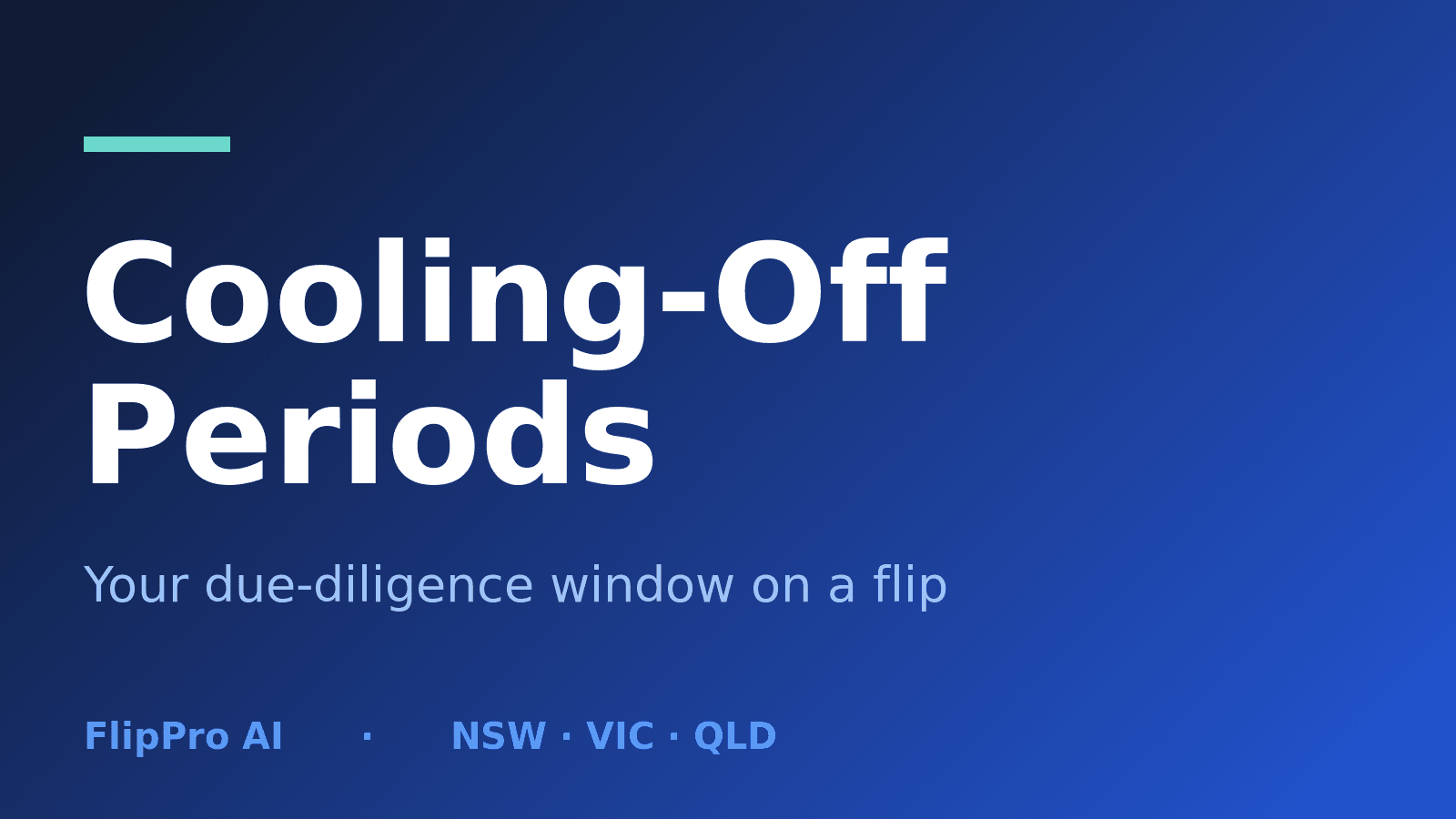 A calendar showing a short countdown next to a contract and house keys, representing the cooling-off period a buyer gets after signing to purchase a house in Australia