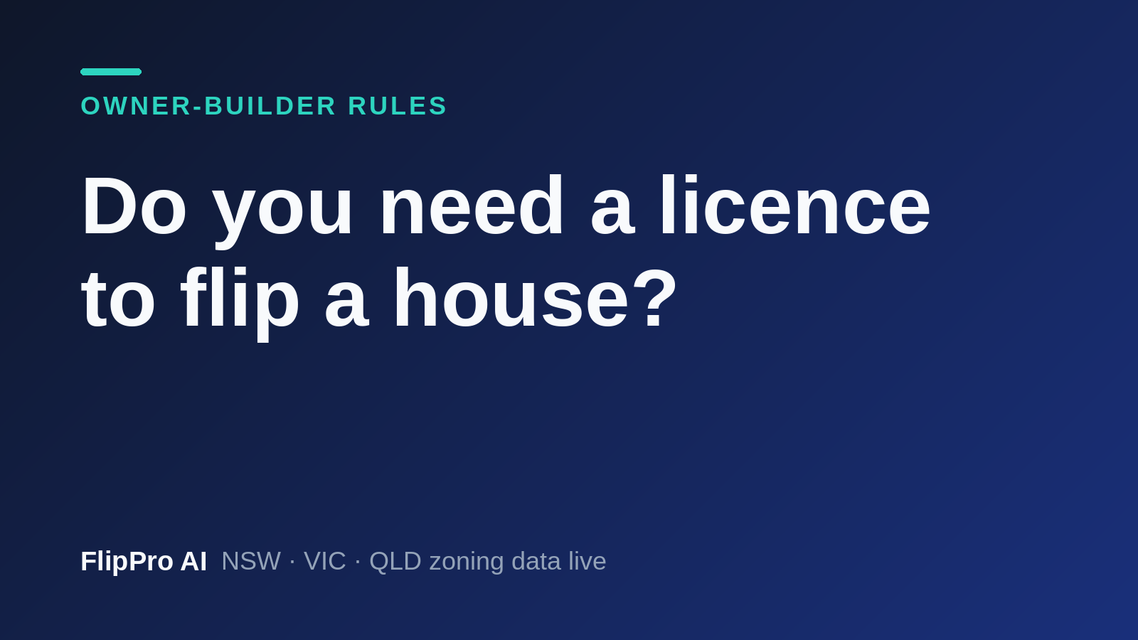An owner-builder permit form, a set of house keys and a tape measure on a paint-spattered workbench in a half-renovated Australian home, morning light through a bare window
