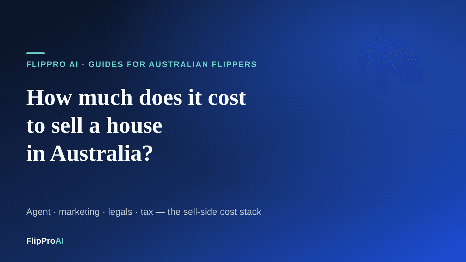 A sold sticker over a for-sale sign outside an Australian house, with a stack of coins beside it, representing the cost to sell a house in Australia